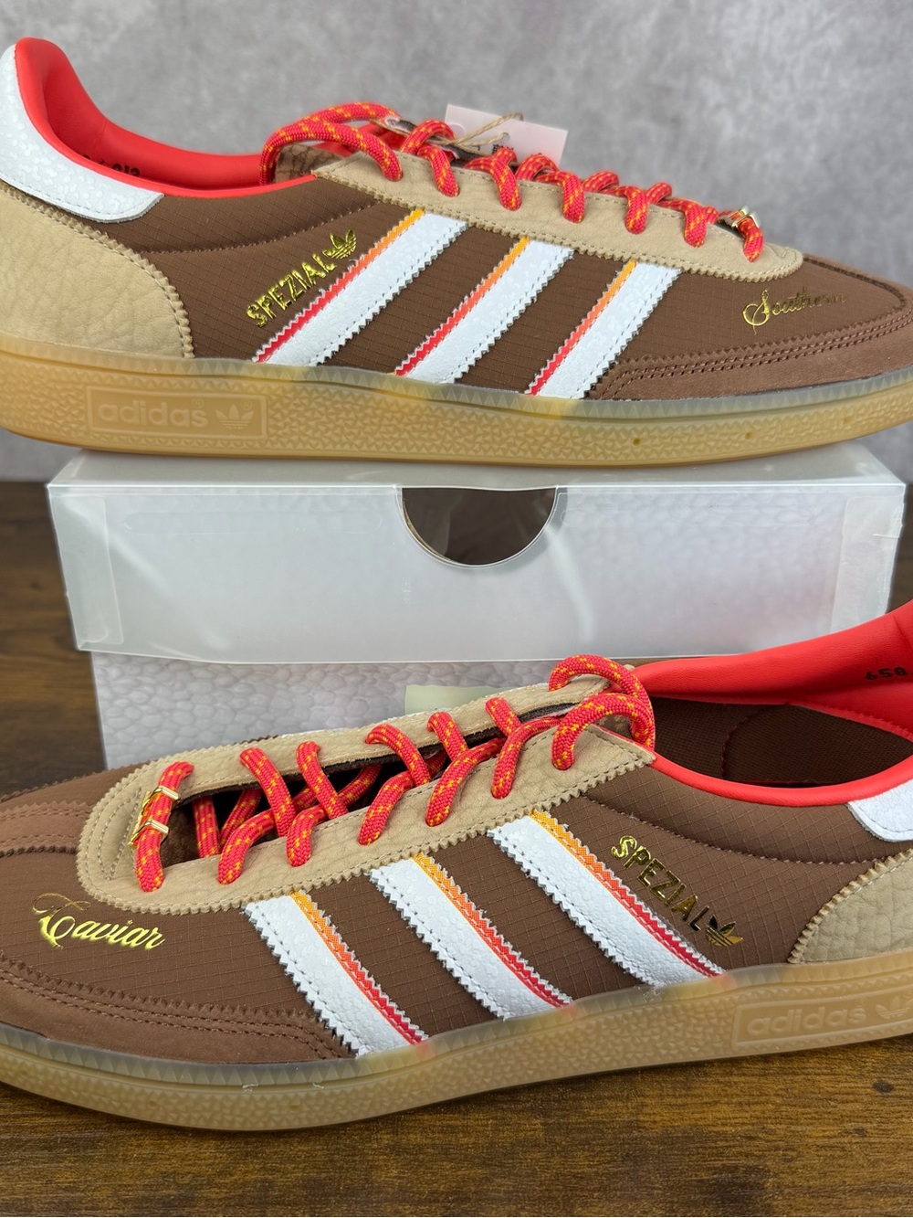 NEW adidas Handball Spezial Fresh Rags Hot Boiled Peanuts Size 11 KH7477 LE /813 - Picture 2 of 11